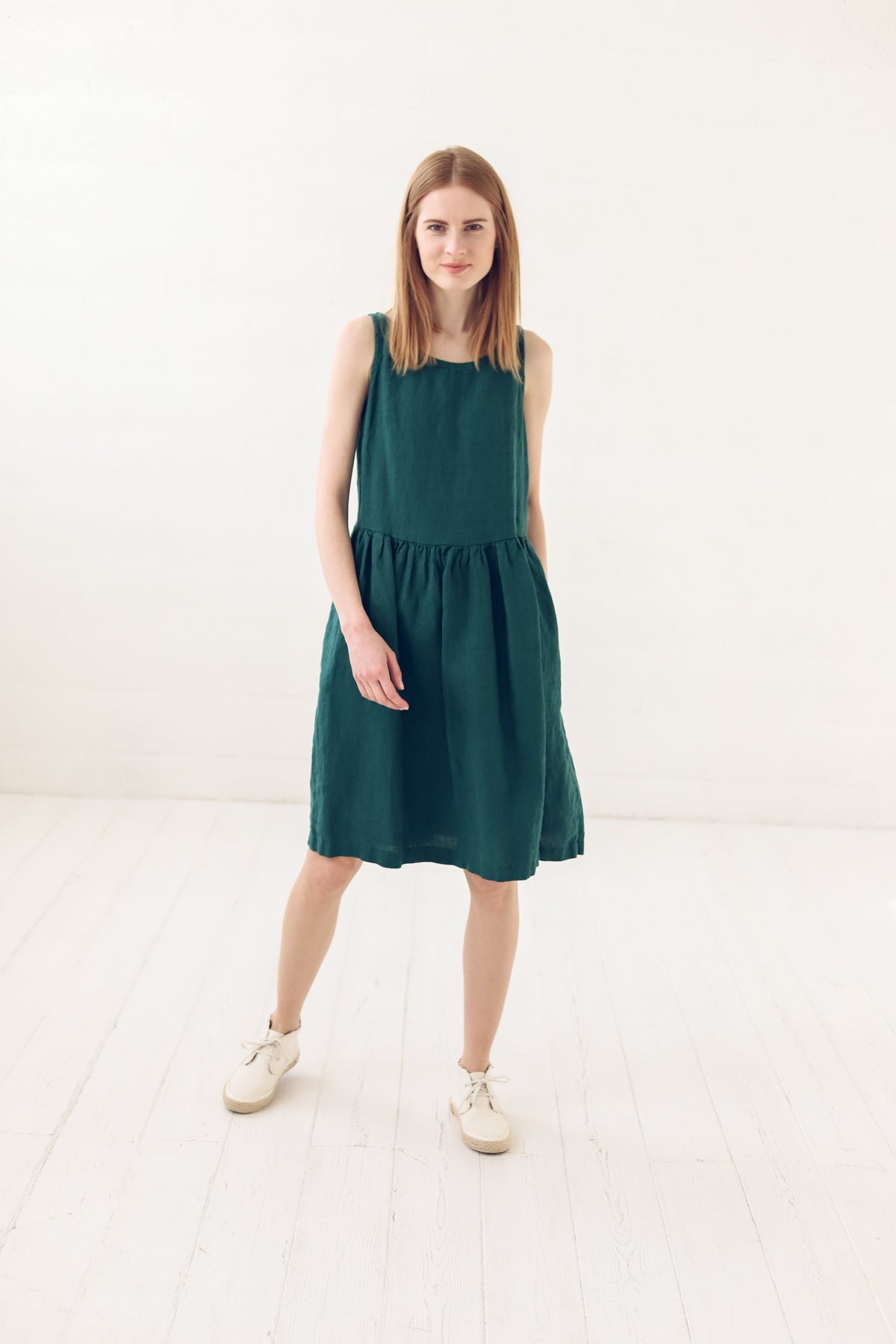 Summer Linen Dress with Pockets Epic Linen