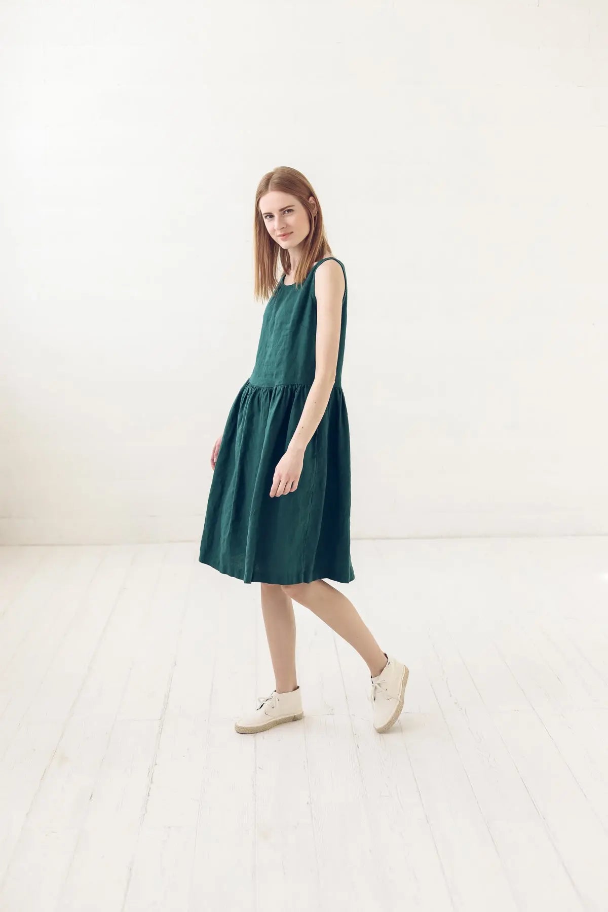 Linen Dress with Pockets Epic Linen