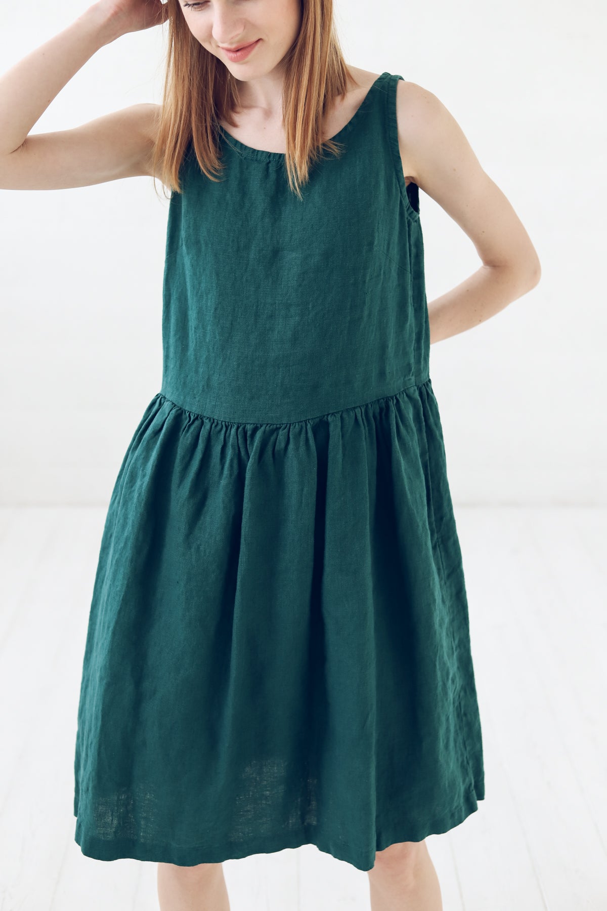 Summer Linen Dress with Pockets Epic Linen