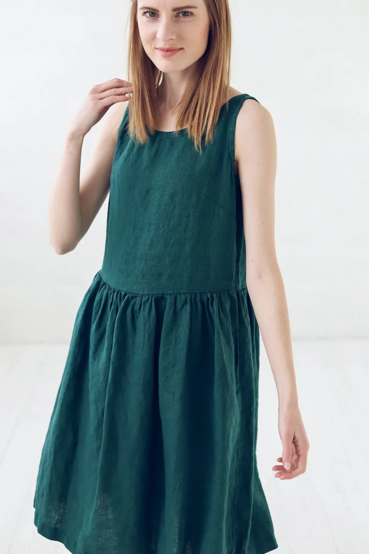 Linen Dress with Pockets Epic Linen
