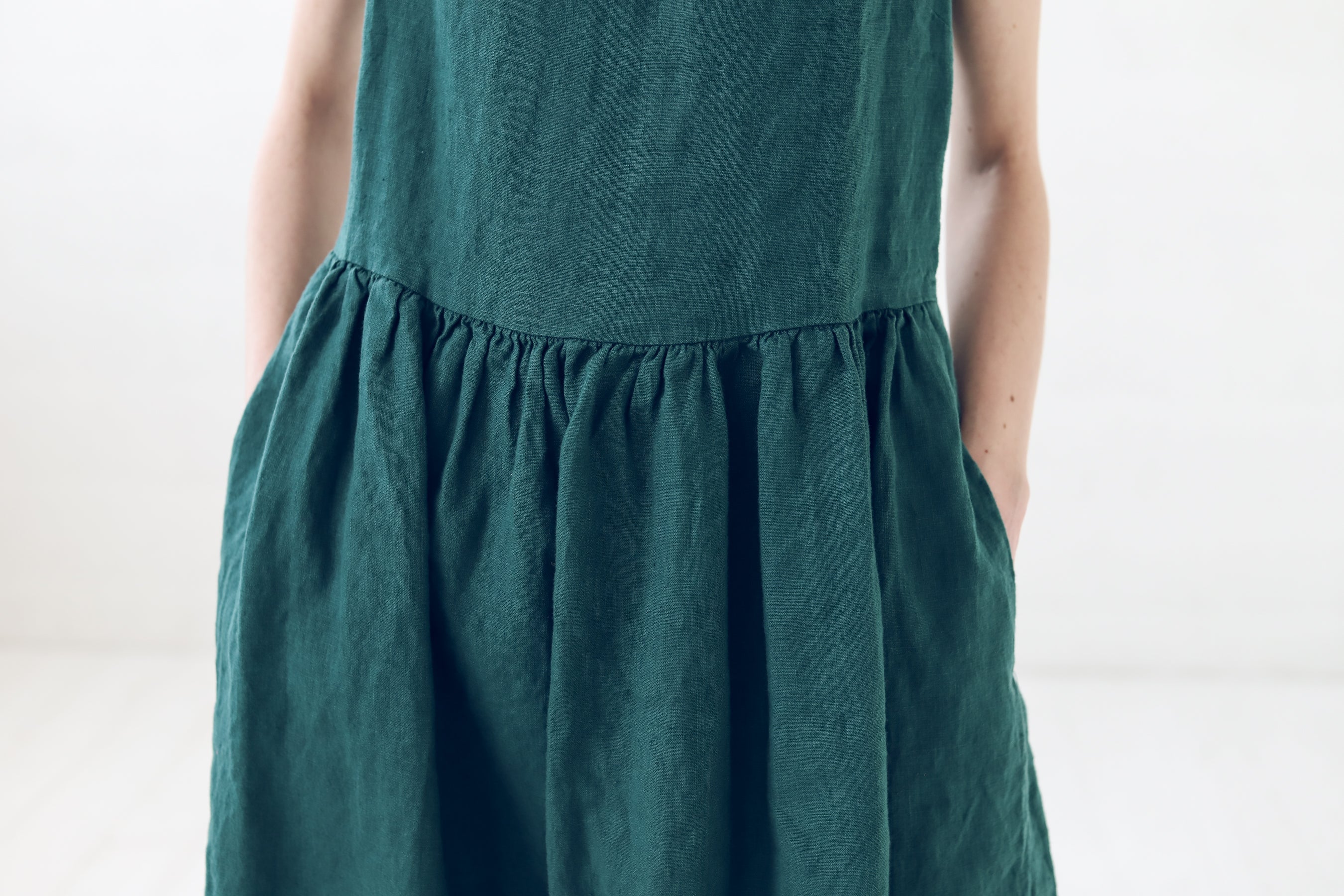 Summer Linen Dress with Pockets Epic Linen