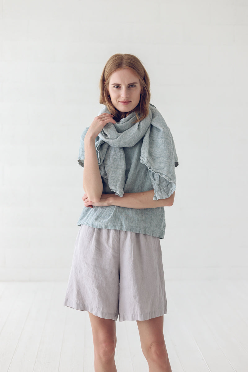 Soft Light Linen Scarf Epic Linen