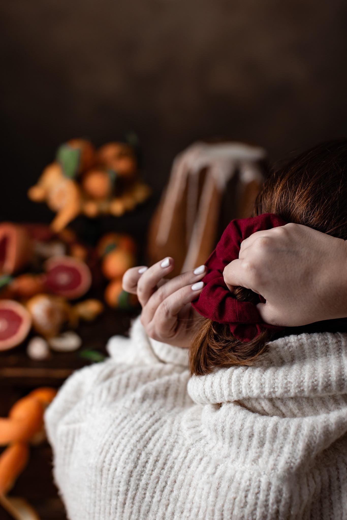 Linen Hair Scrunchie Epic Linen
