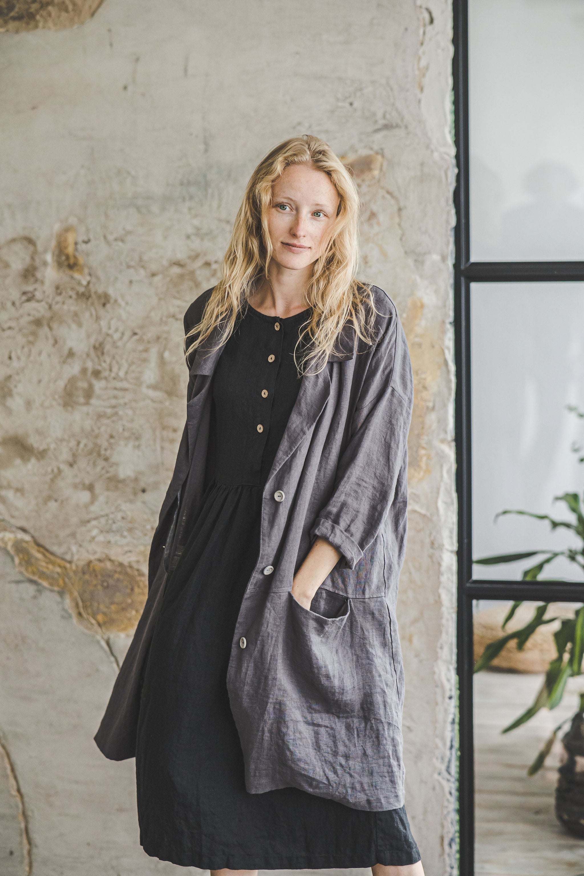 Oversize Linen Jacket Epic Linen