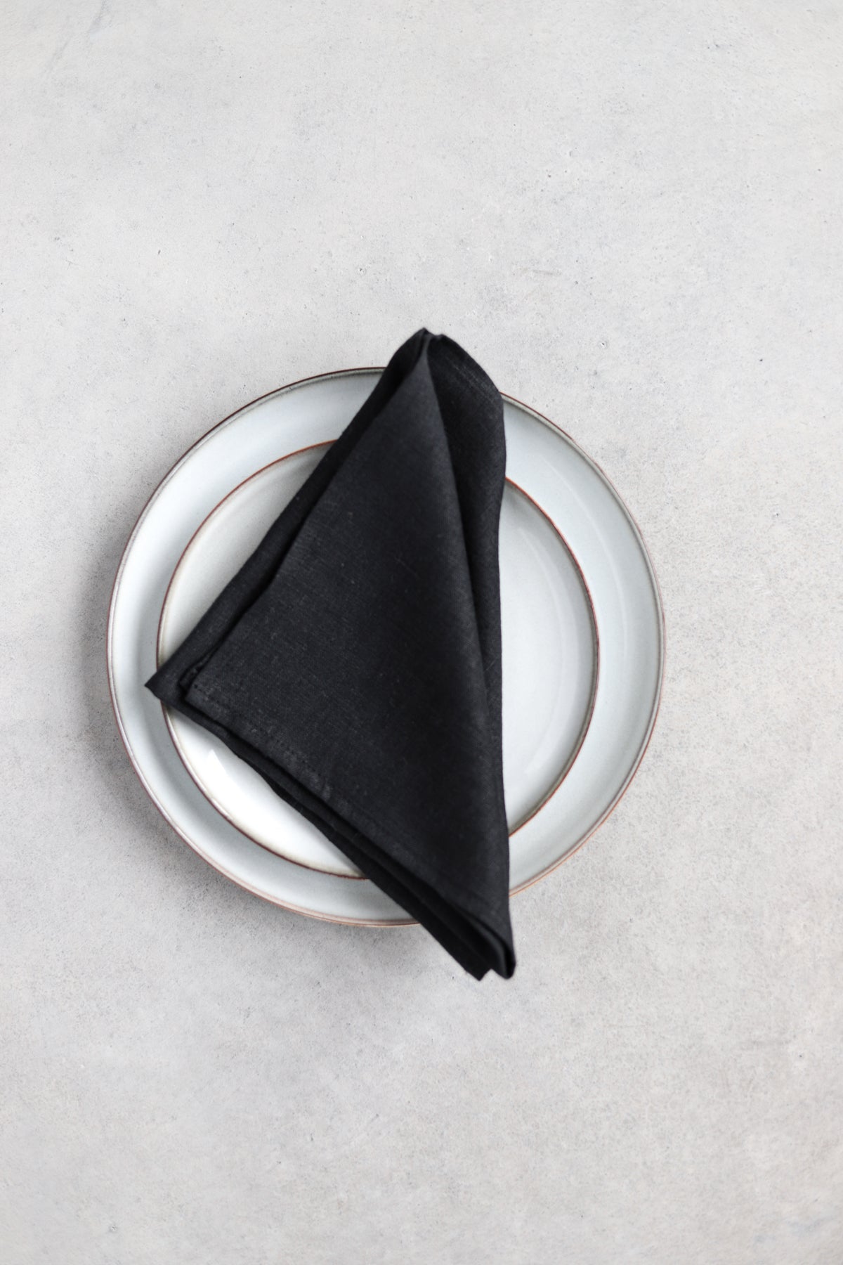 Natural Linen Table Napkins in Dark Colors Set of 2 Epic Linen