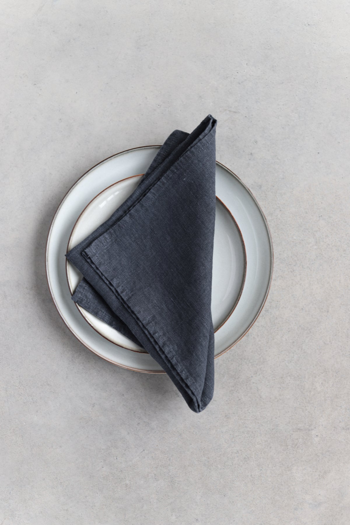 Natural Linen Table Napkins in Dark Colors Set of 2 Epic Linen