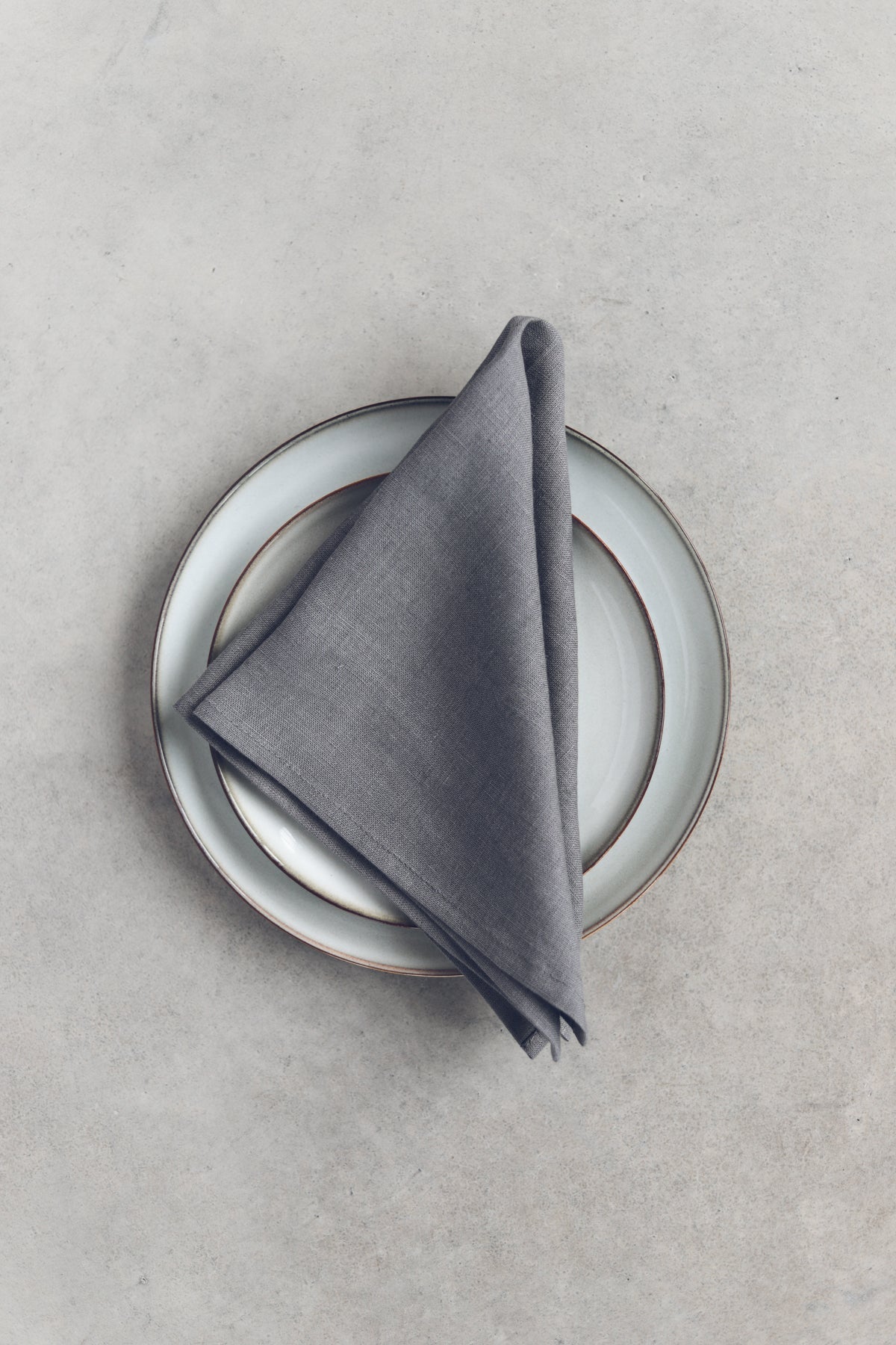 Natural Linen Table Napkins in Dark Colors Set of 2 Epic Linen
