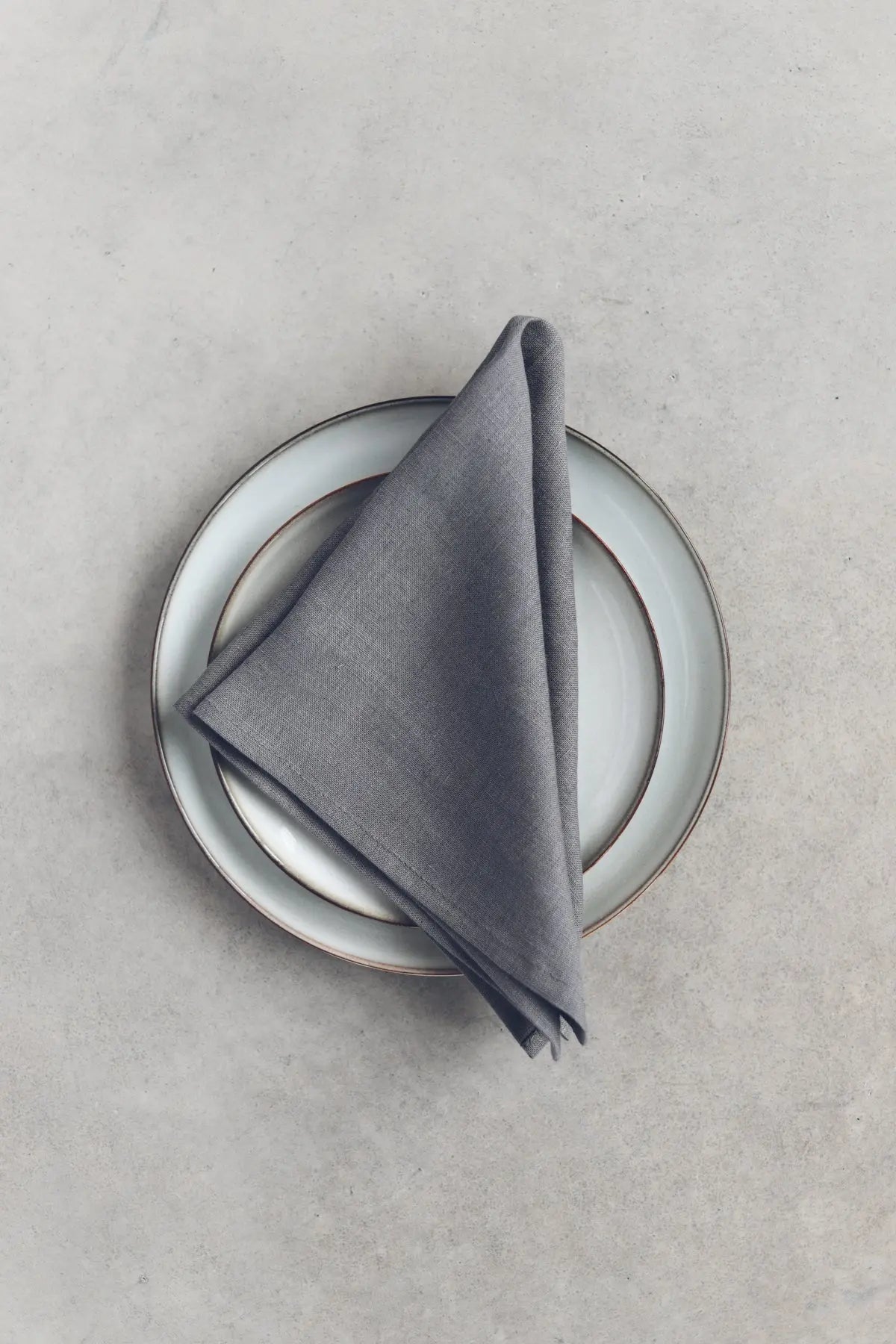 Natural Linen Table Napkins in Dark Colors Set of 2 Epic Linen