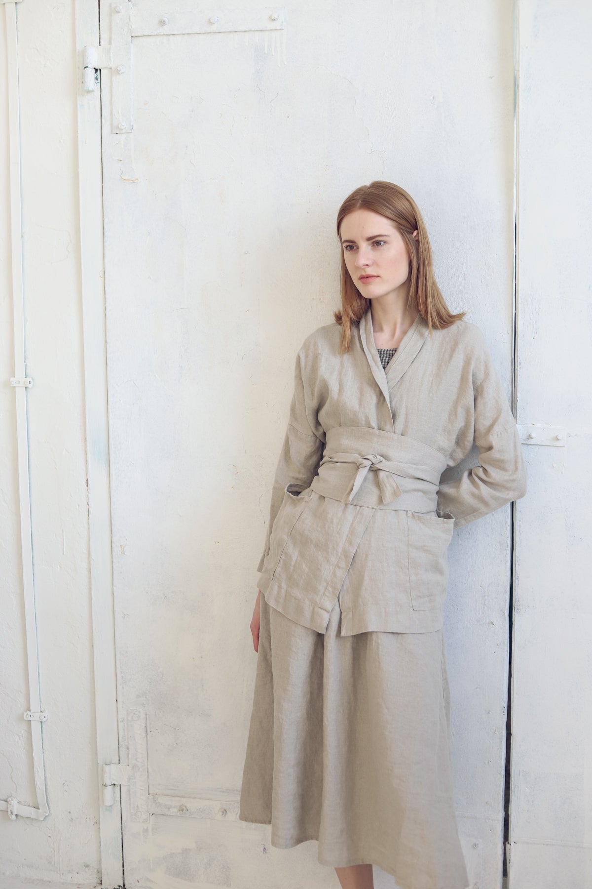Belted Linen Jacket Epic Linen