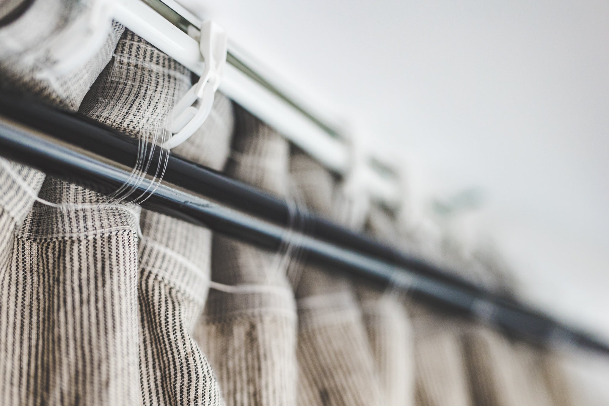 Linen Curtain Panel Wide Ripple Fold in Pattern Epic Linen