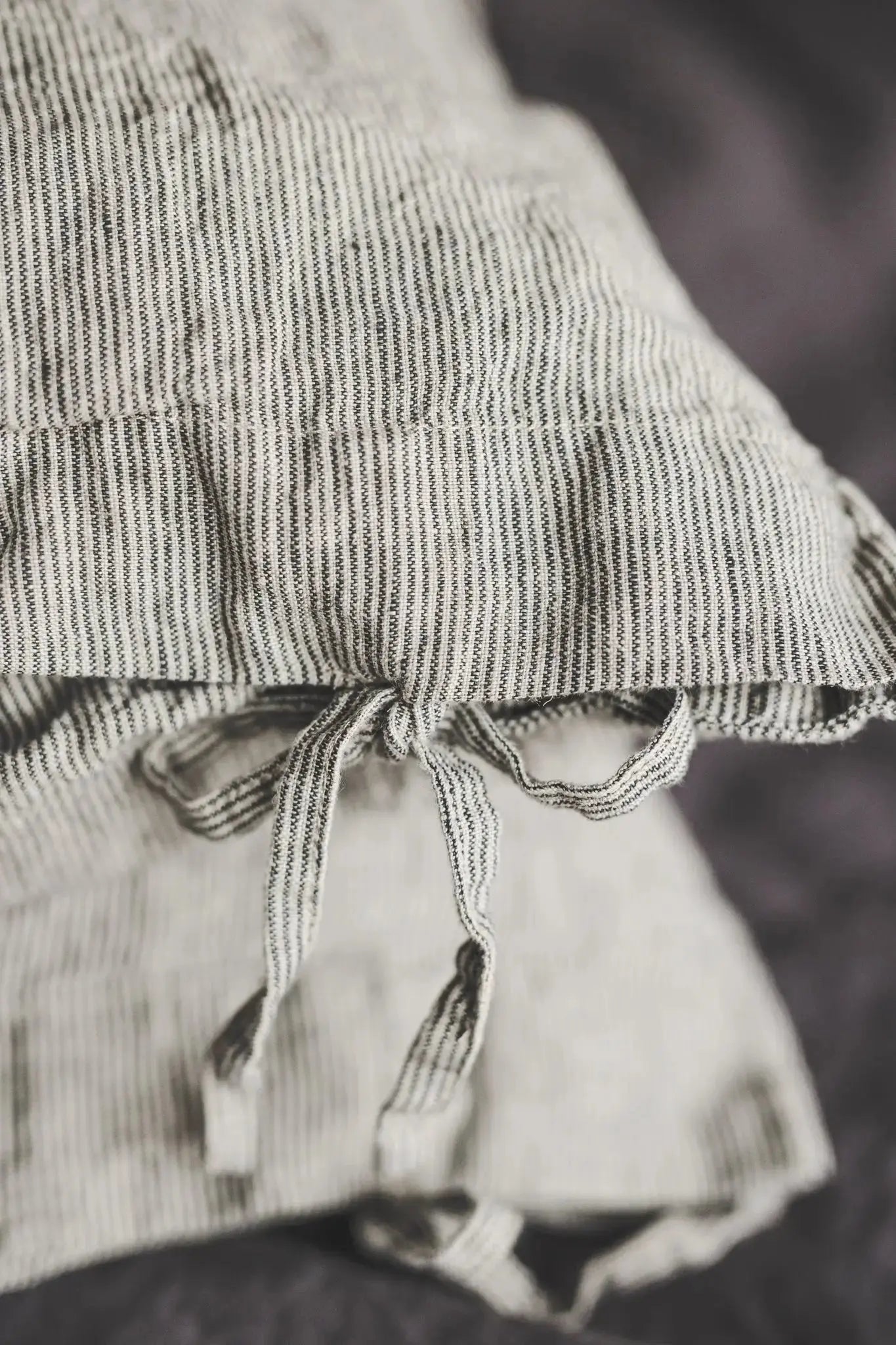 Linen Cushion Cover with Ties Epic Linen