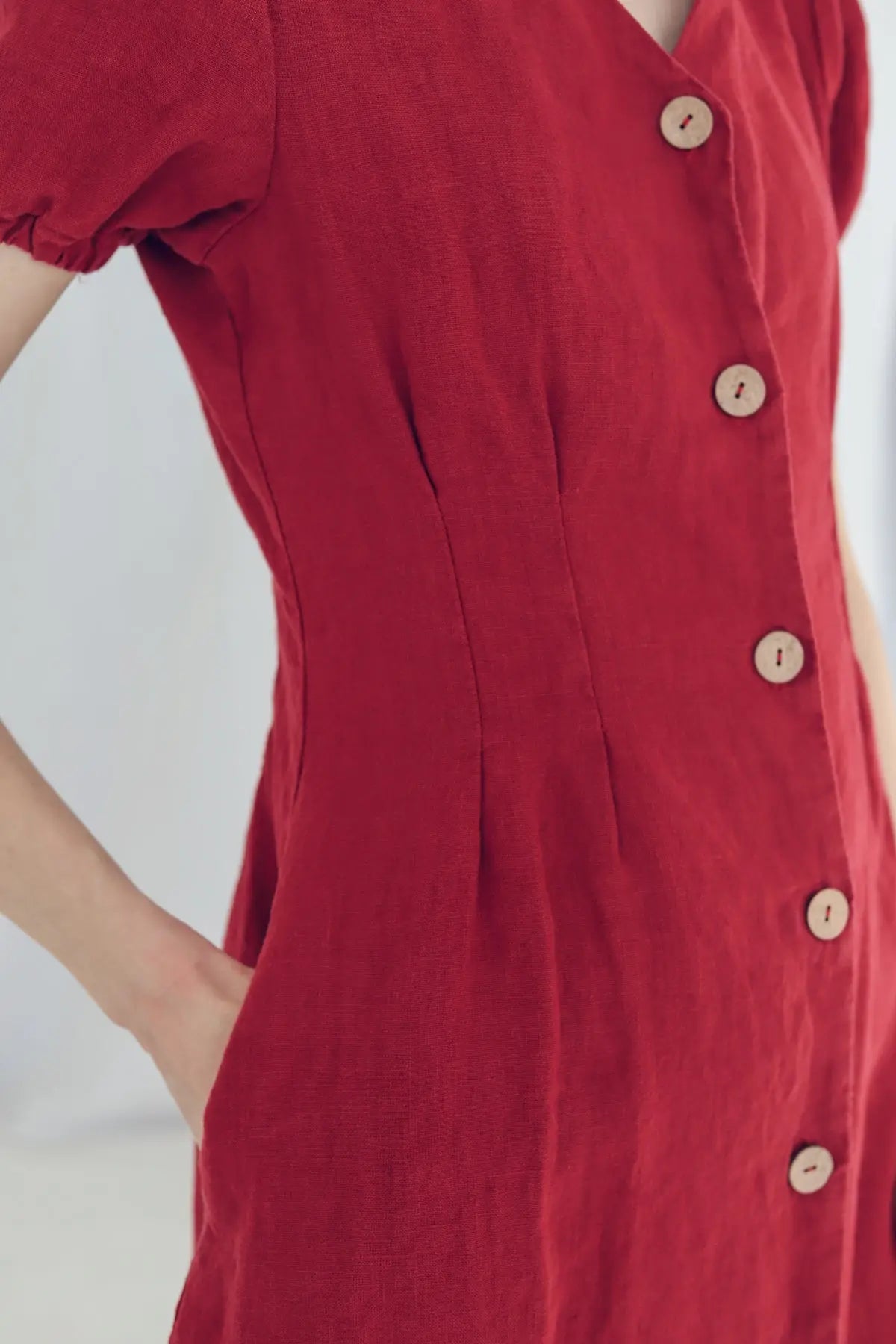 Linen Woman A-line Dress Epic Linen