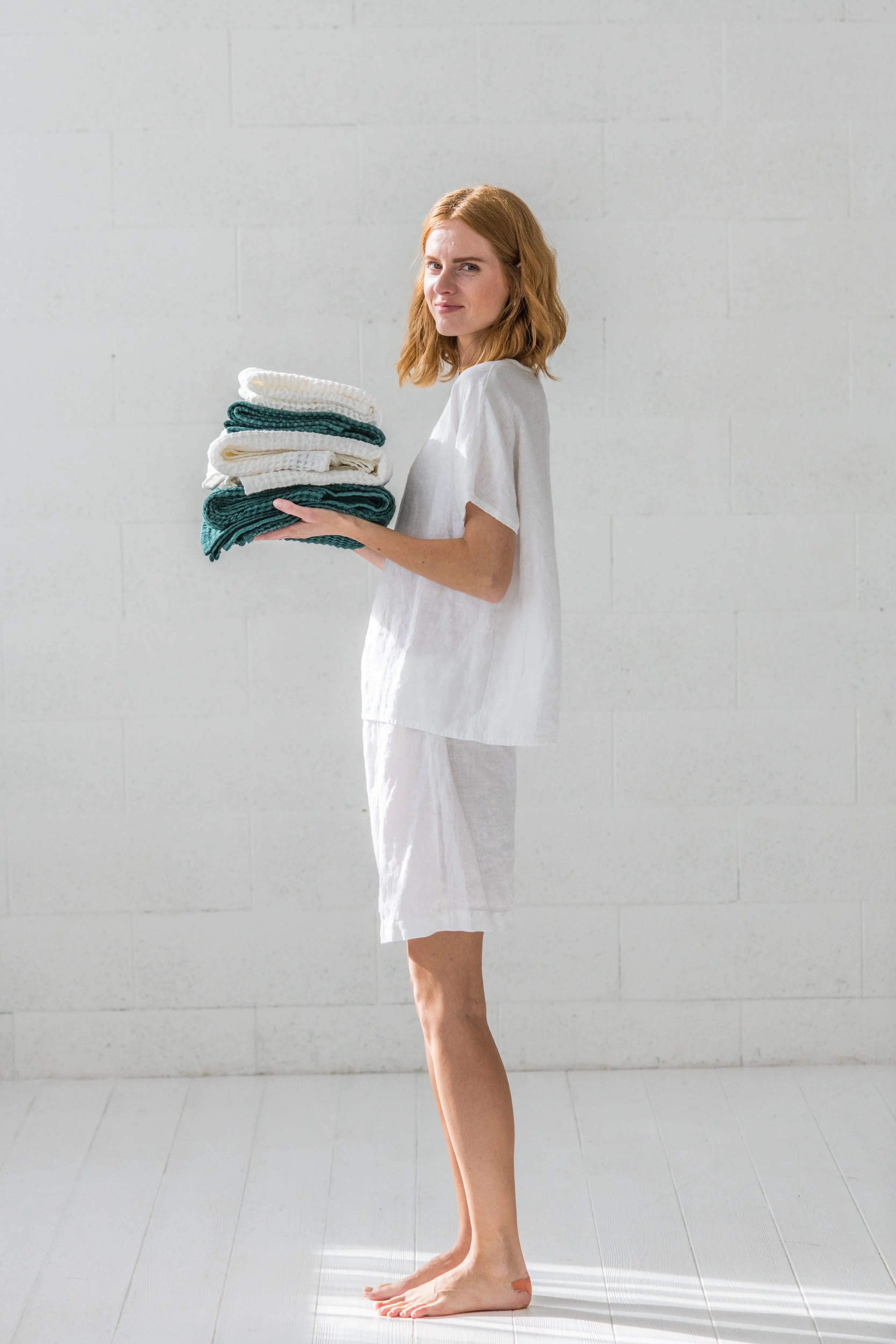 Natural Linen Pajama Set