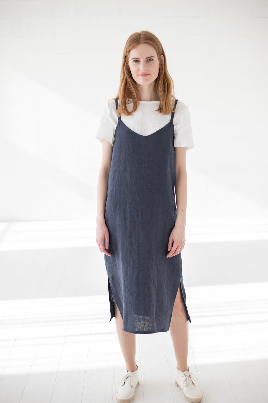 Slip Linen Midi Dress Epic Linen
