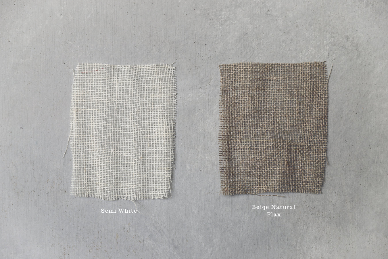 Set of 2 Gauze Linen Raw Edge Napkins In Beige Natural Flax Color Epic Linen