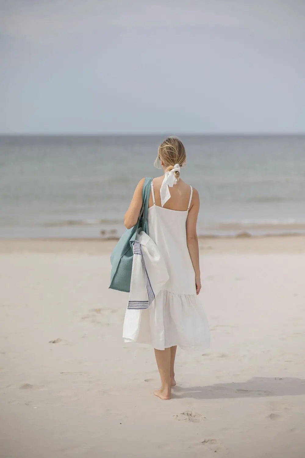 Linen Beach Tote – Carryall Bag