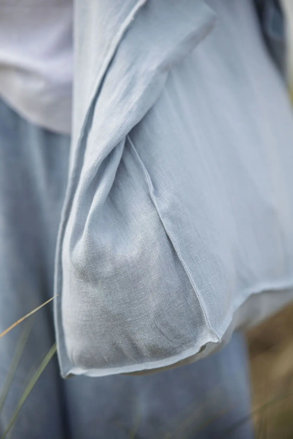 Pure Linen Beach Tote Bag