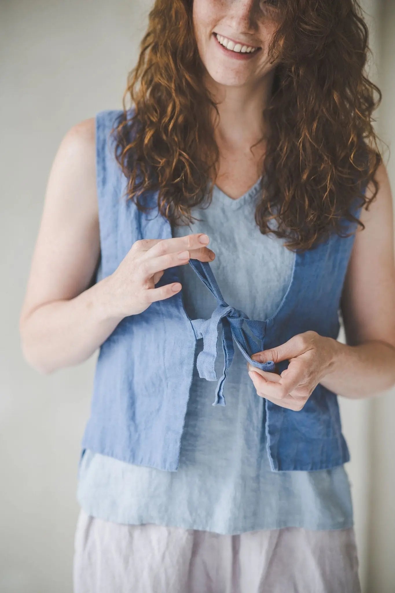 Boho Linen Vest - Epic Linen luxury linen