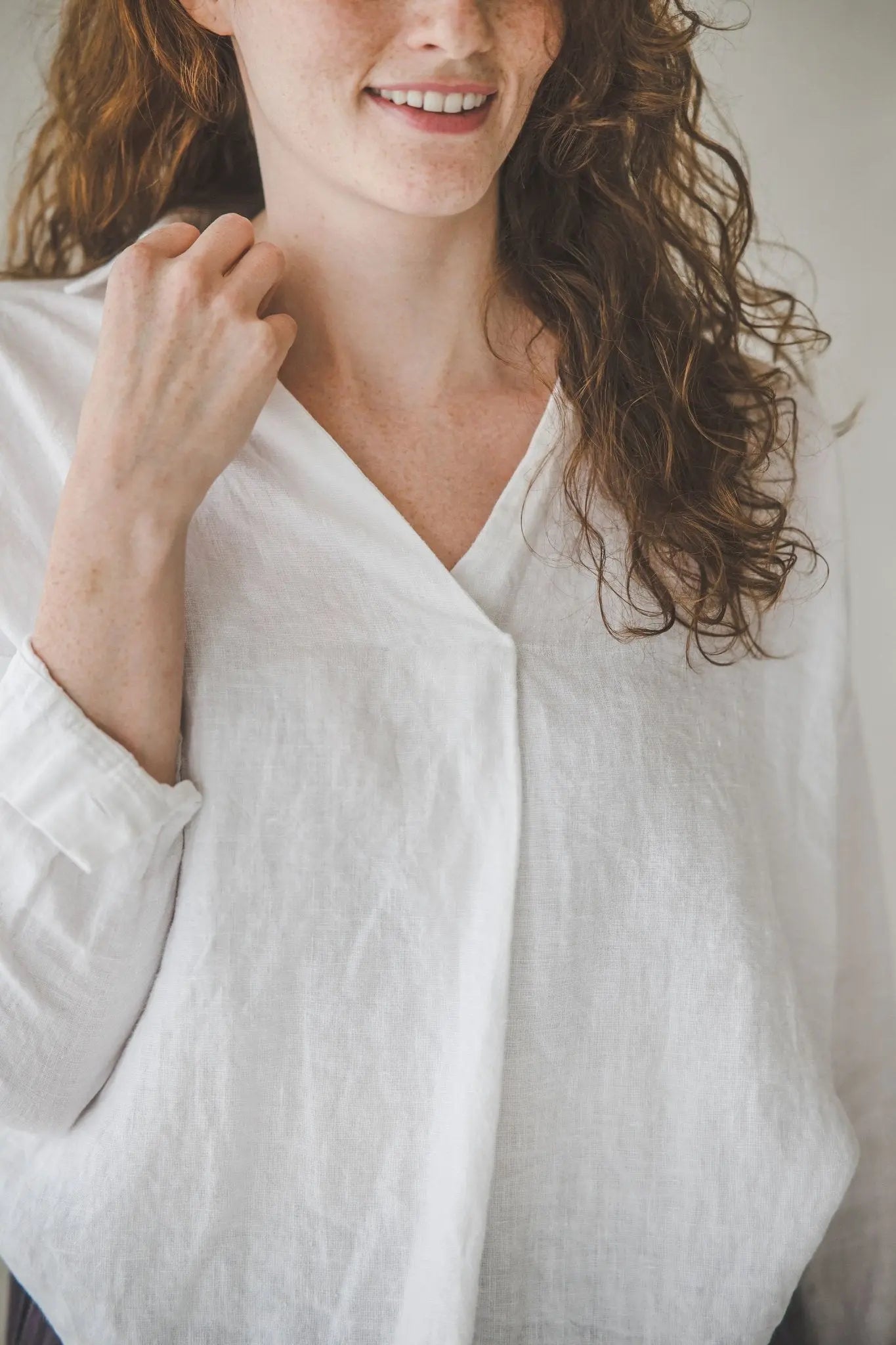 Elegant Linen Blouse - Epic Linen luxury linen