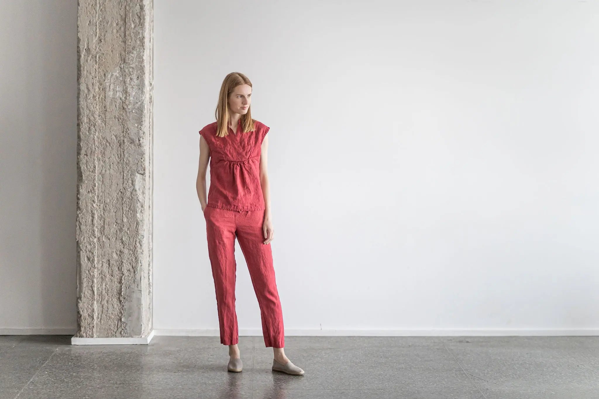 Linen blouse - Epic Linen luxury linen