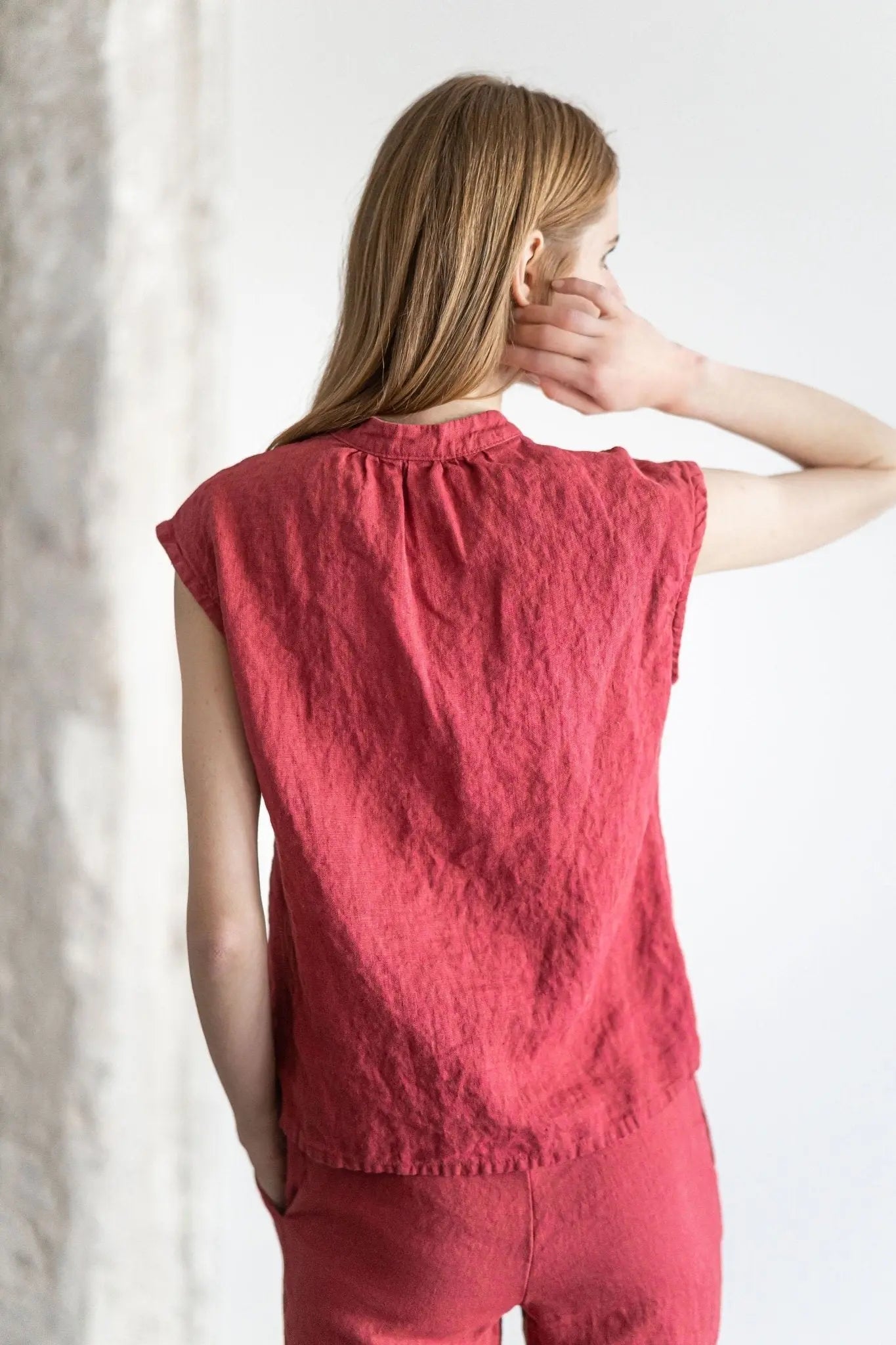 Linen blouse - Epic Linen luxury linen