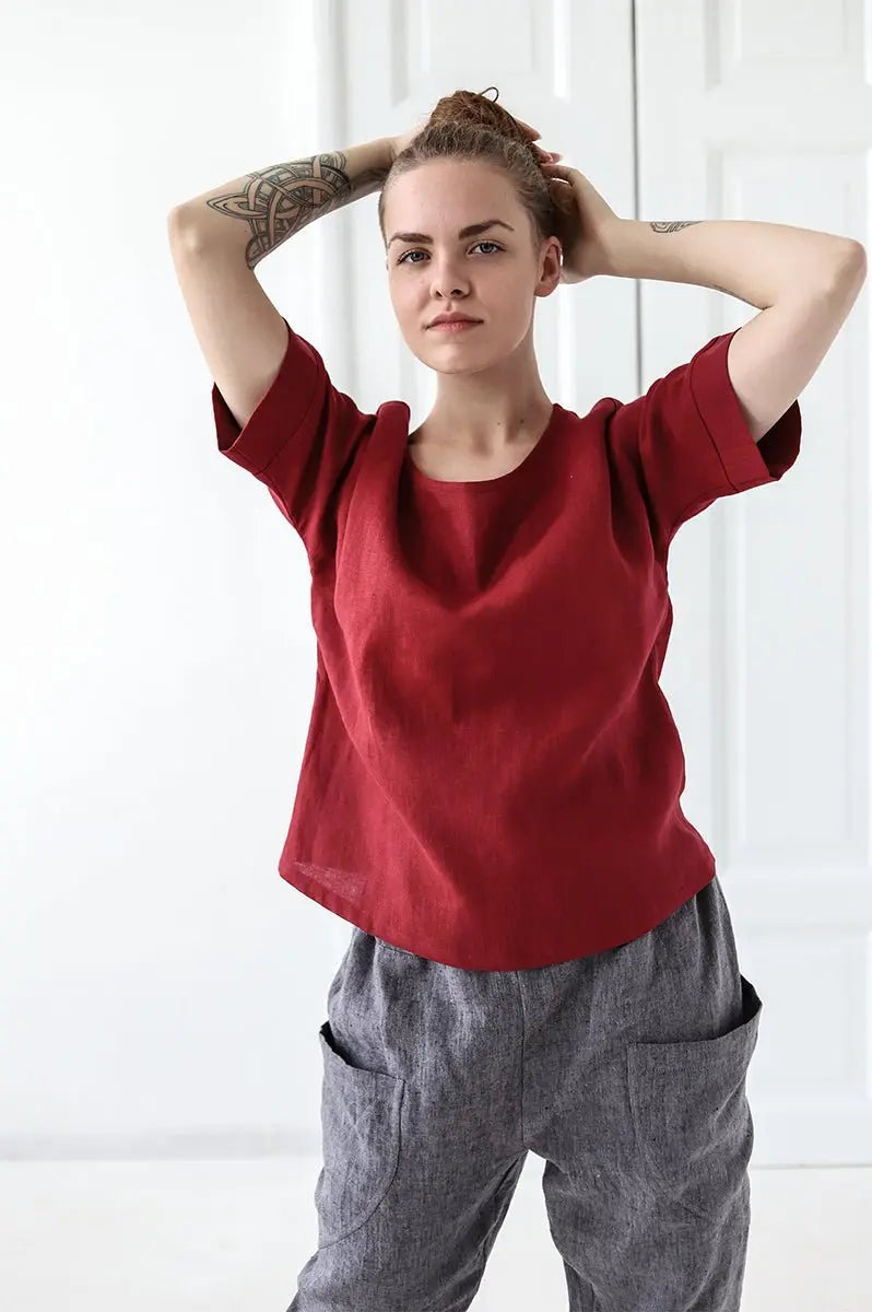 Linen Pants Capri - Epic Linen luxury linen