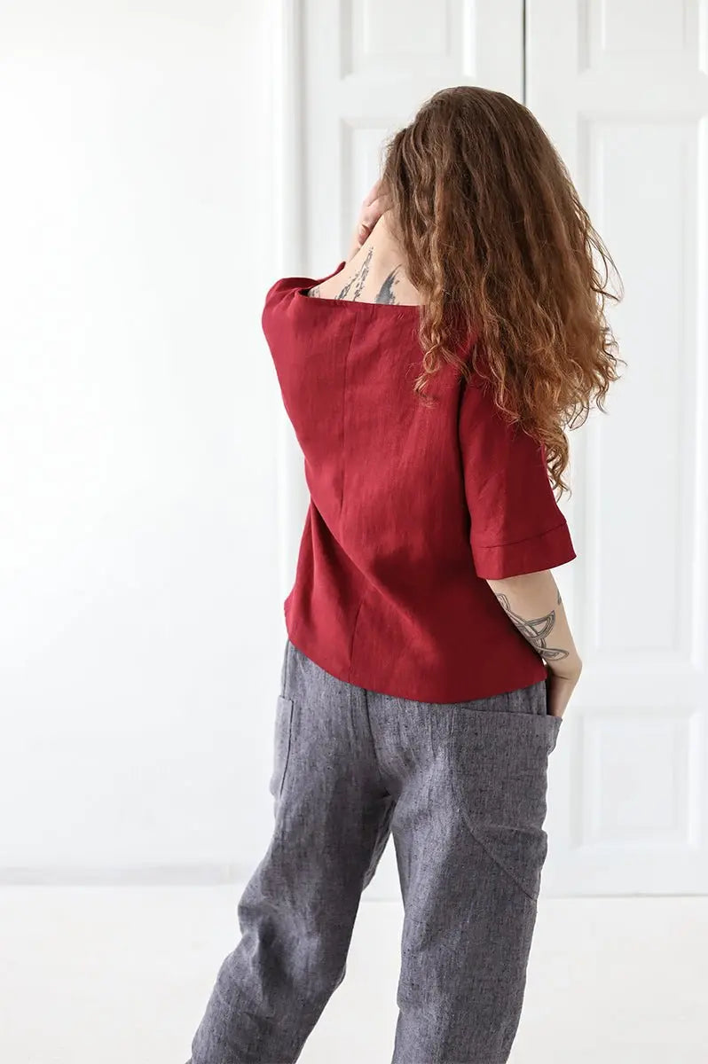 Linen Pants Capri - Epic Linen luxury linen