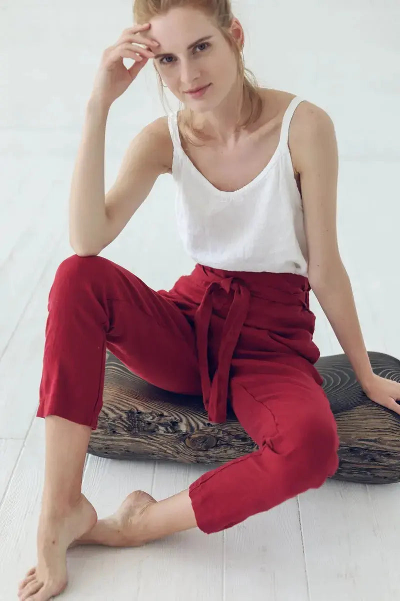 Linen Pants Prague - Epic Linen luxury linen