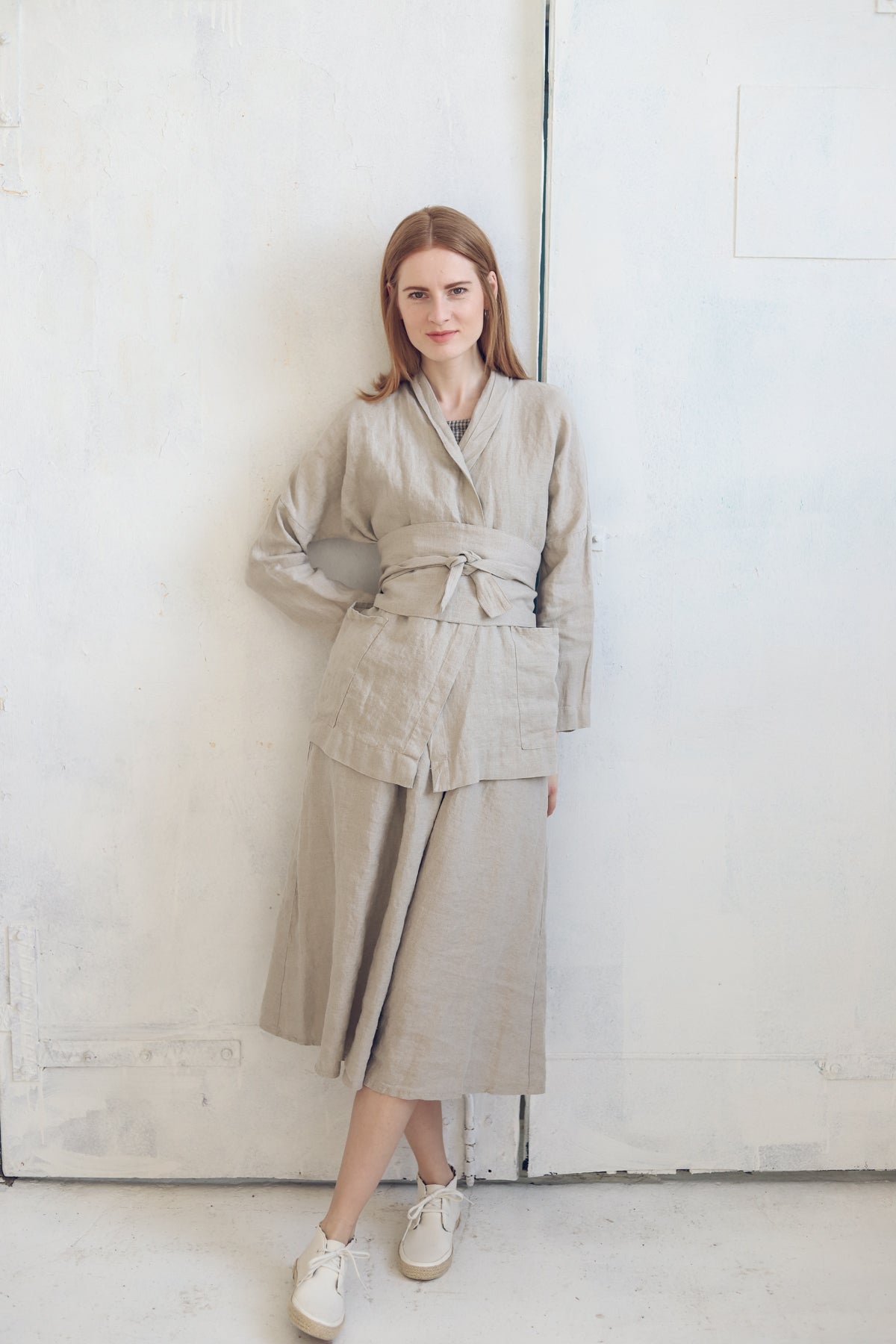 Belted Linen Jacket Epic Linen