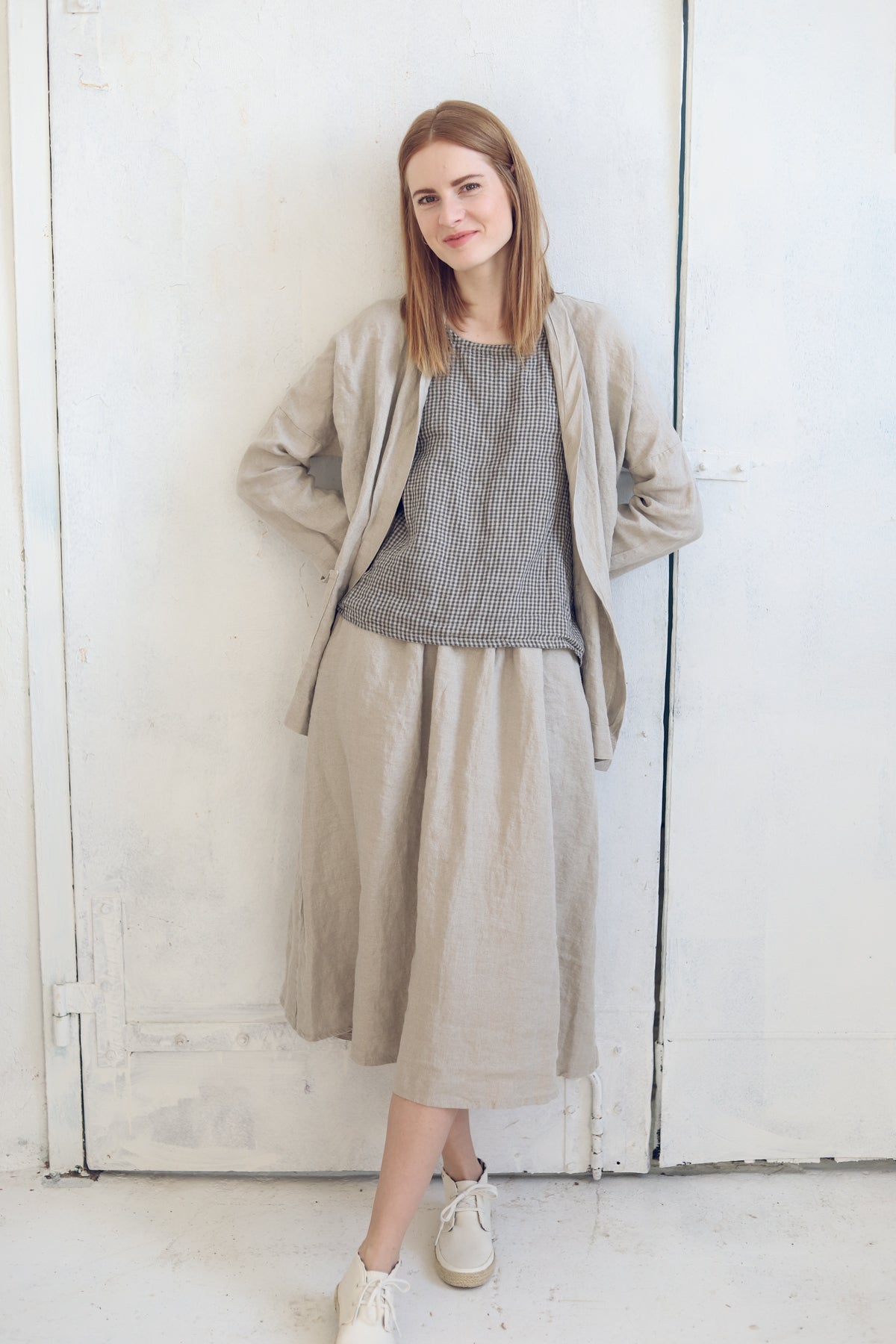 Classic Linen Jacket in Natural Epic Linen