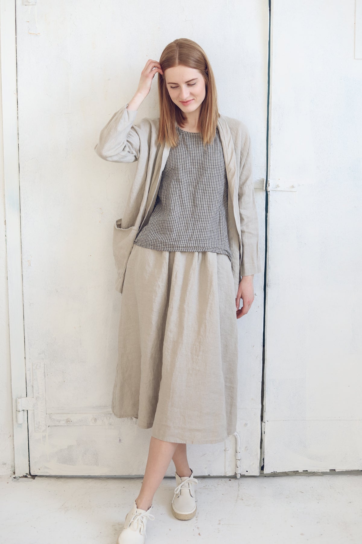 Classic Linen Jacket in Natural Epic Linen