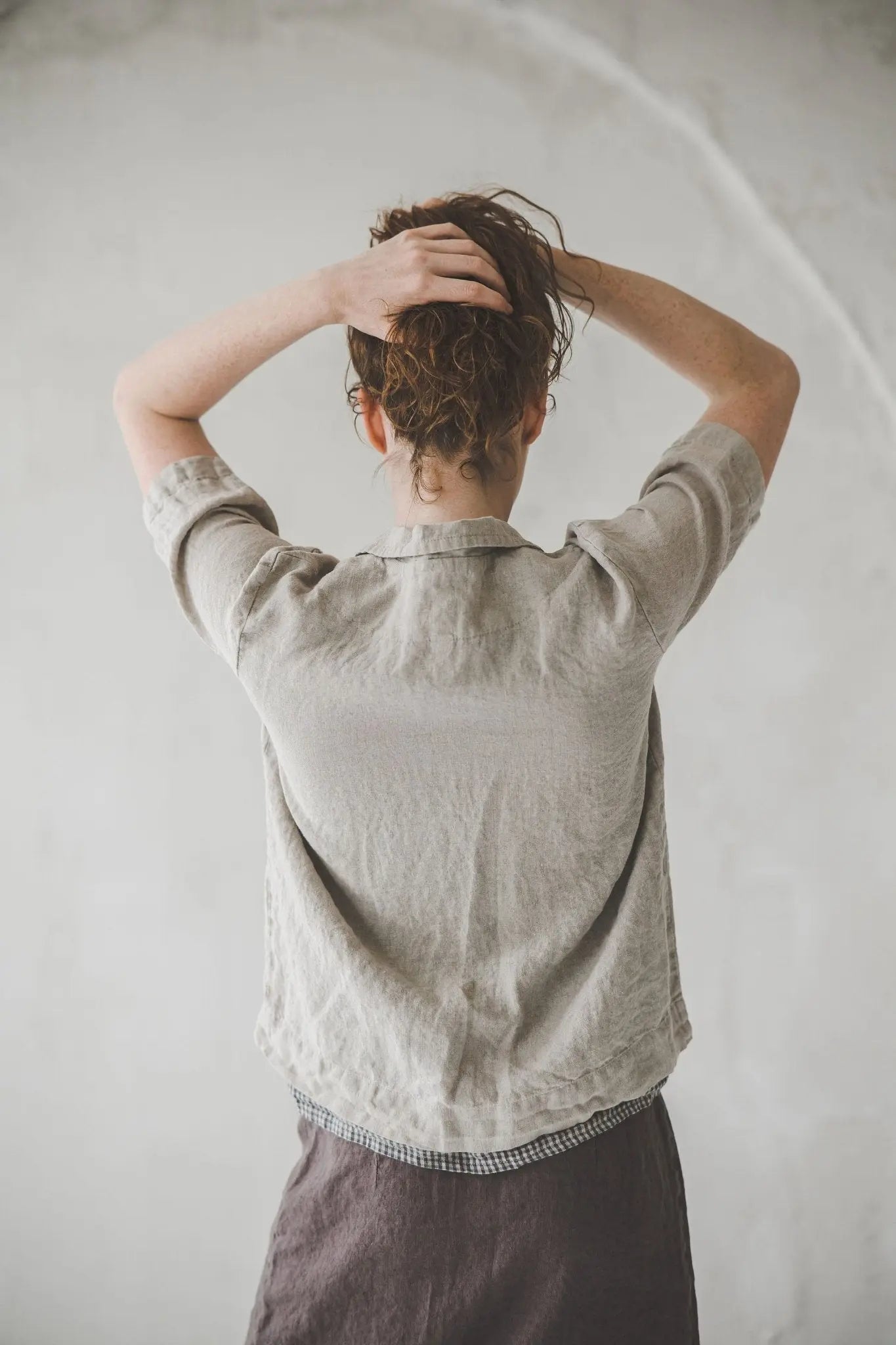 Loose Linen Jacket - Epic Linen luxury linen