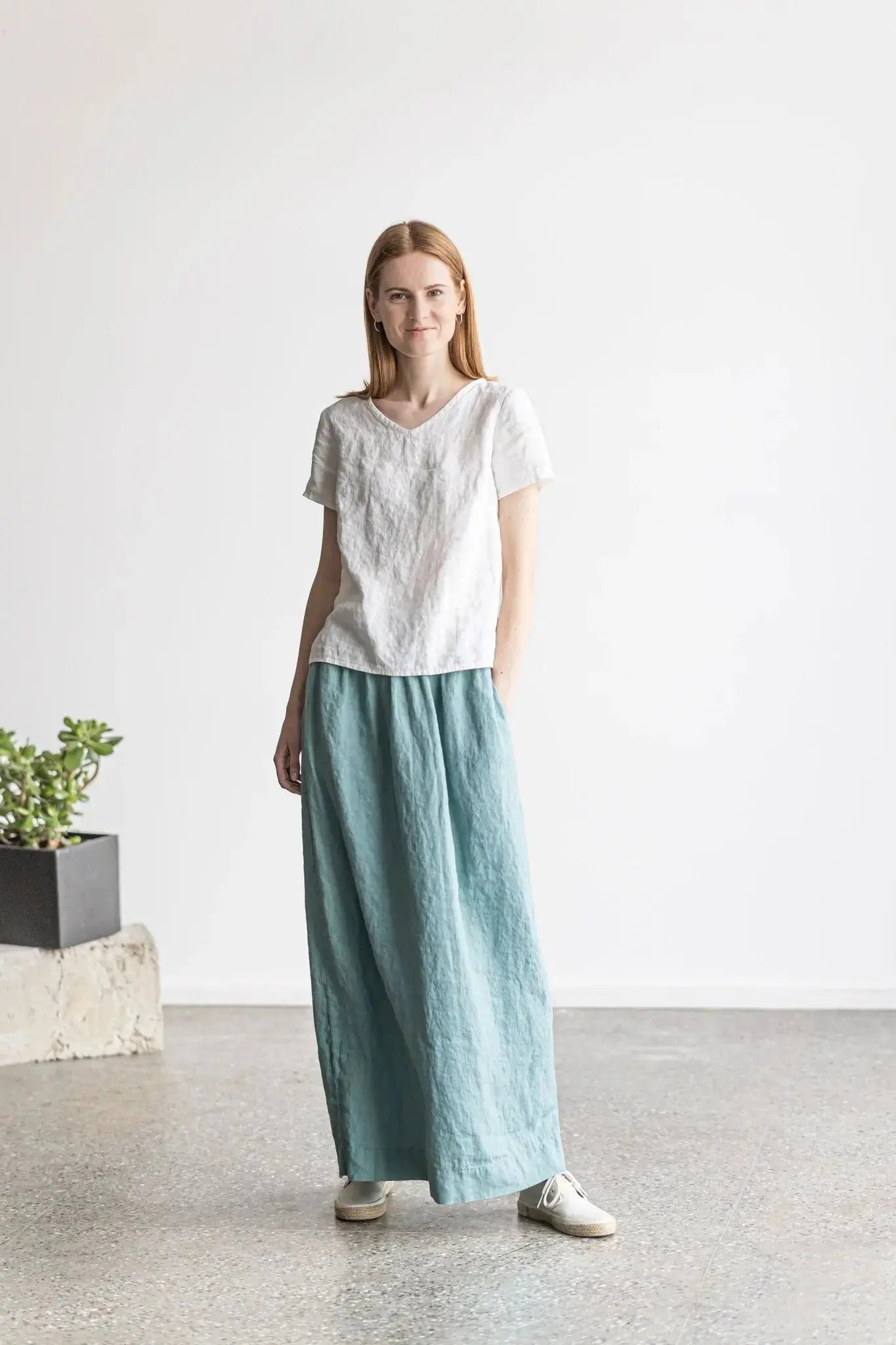 Maxi Linen Skirt - Epic Linen luxury linen