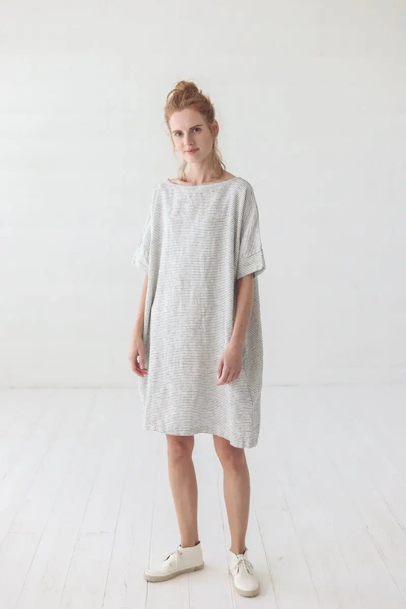 Oversized Summer Linen Dress - Epic Linen luxury linen