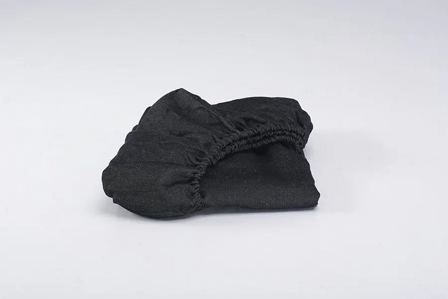 Black Linen Fitted Sheet - Epic Linen luxury linen