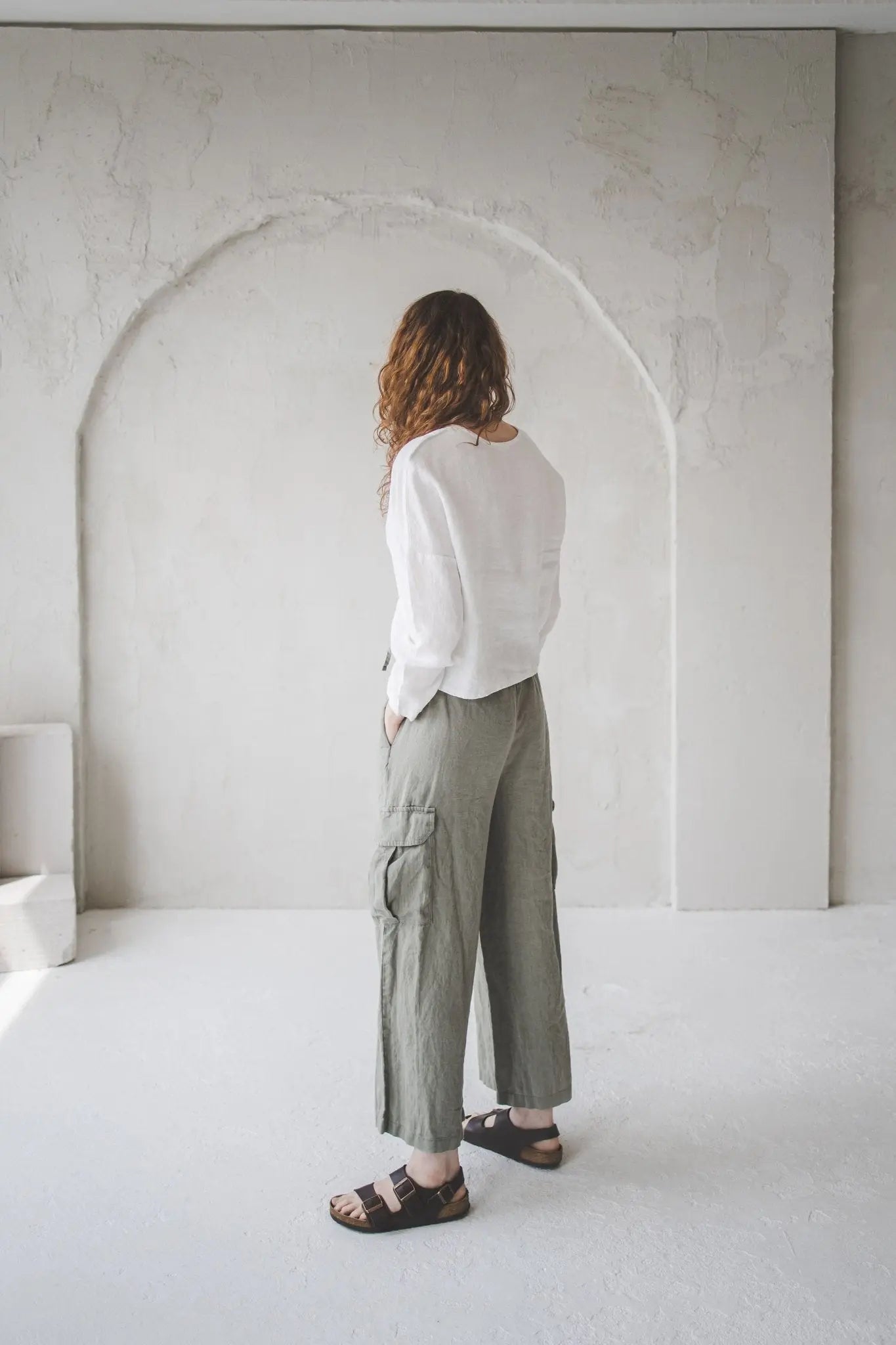 Cargo Loose Linen Pants - Epic Linen luxury linen