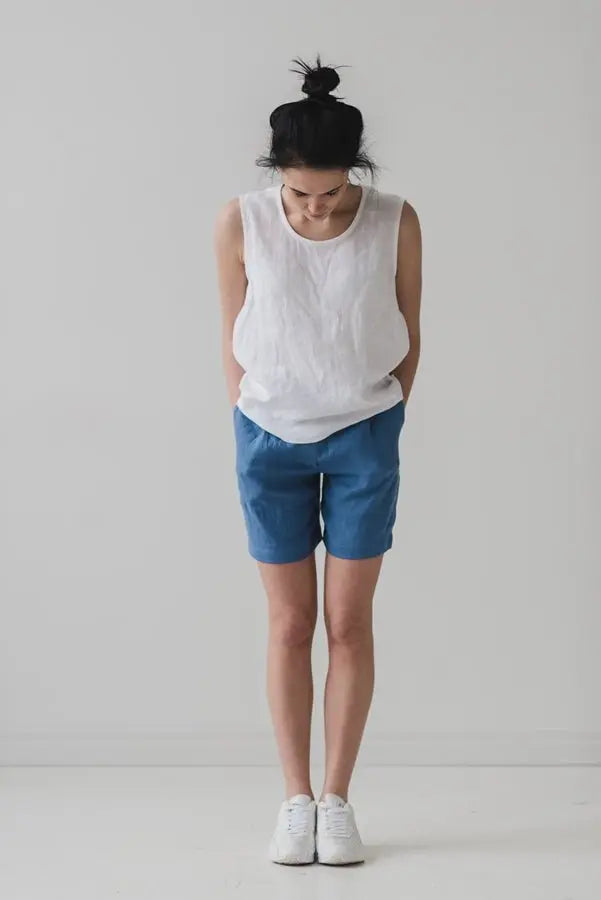 Classic Style Linen Shorts - Epic Linen luxury linen