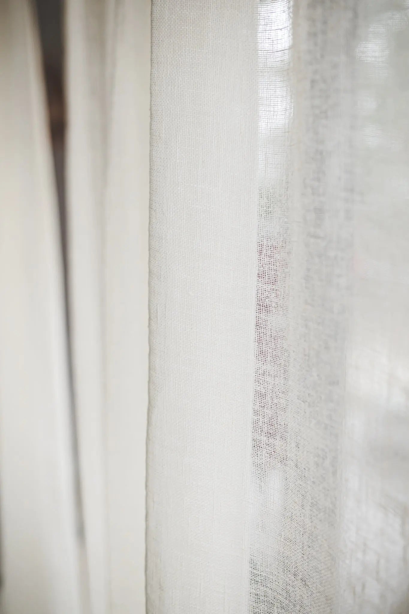 Crown Rod Pocket Light Linen Curtain Panel - Epic Linen luxury linen