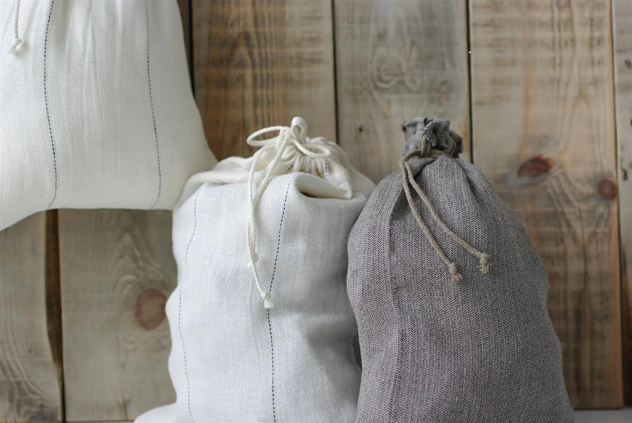 Drawstring Linen Laundry Bag - Epic Linen luxury linen