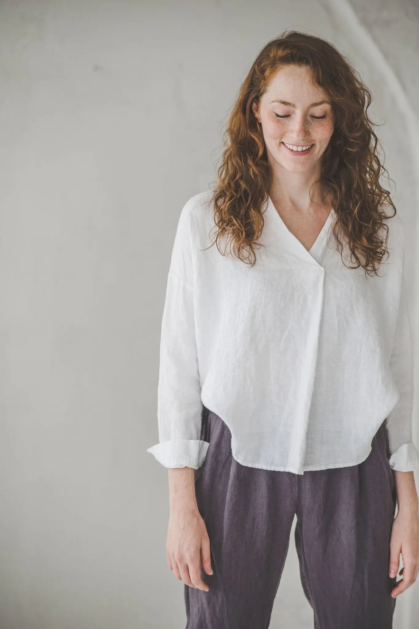 Elegant Linen Blouse - Epic Linen luxury linen