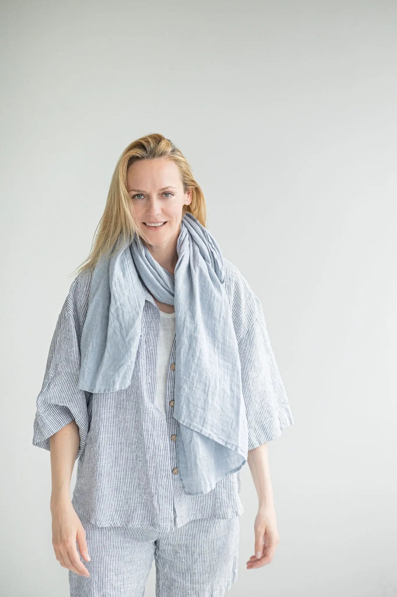 Gauze Linen Scarf - Epic Linen luxury linen