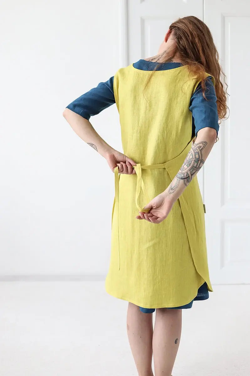 Linen BBQ Apron - Epic Linen luxury linen