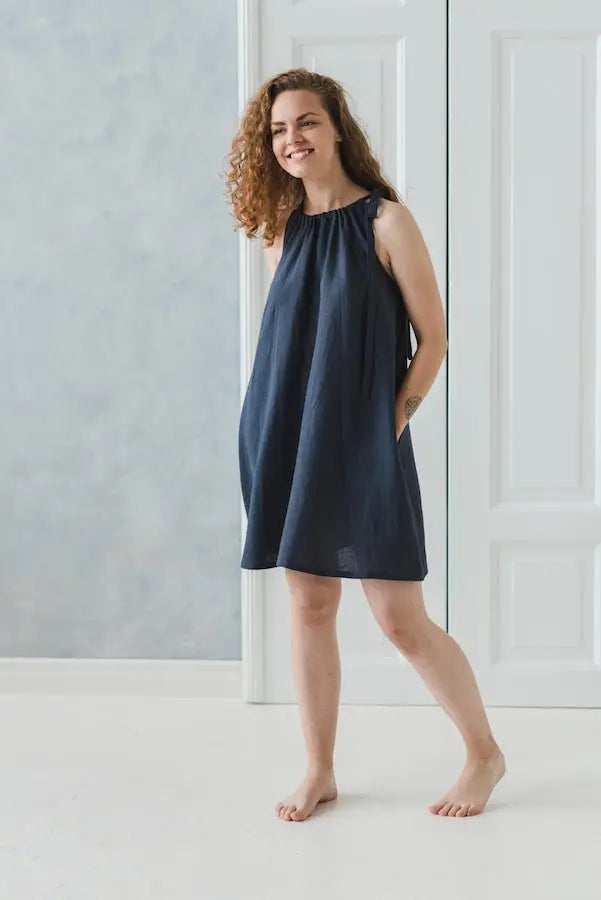 Linen Beach Dress - Epic Linen luxury linen