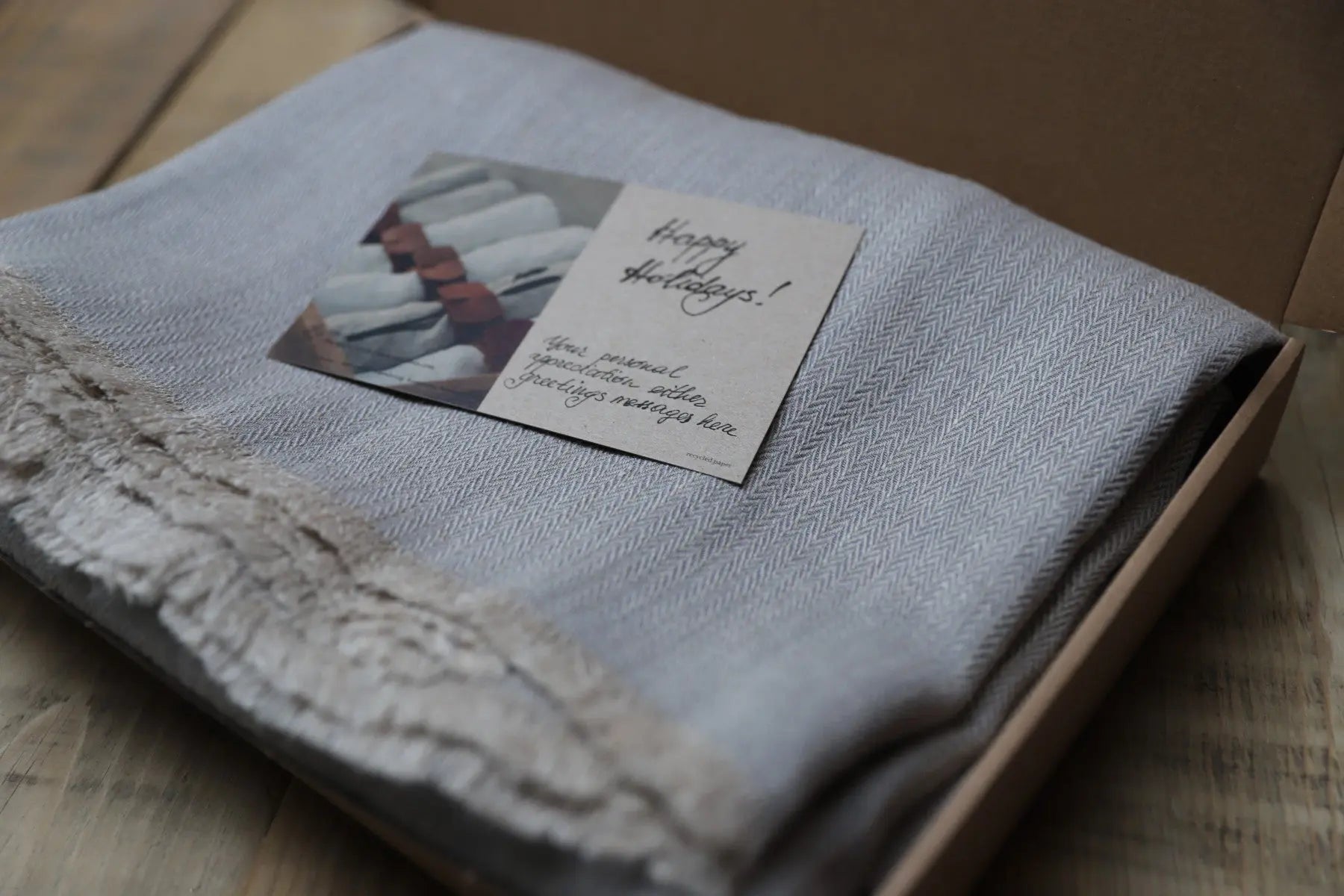 Linen Burgundy Throw Blanket with Leather Handle - Epic Linen luxury linen