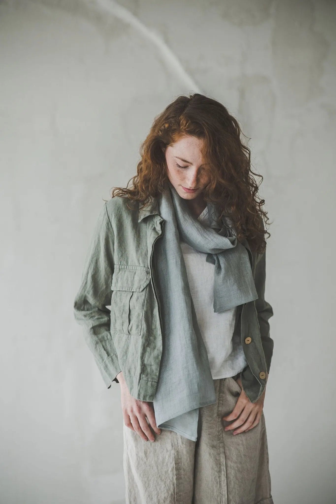 Linen Cargo Jacket - Epic Linen luxury linen