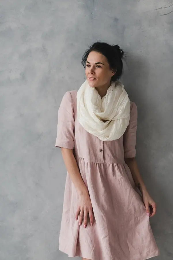 Linen Infinity Scarf - Epic Linen luxury linen