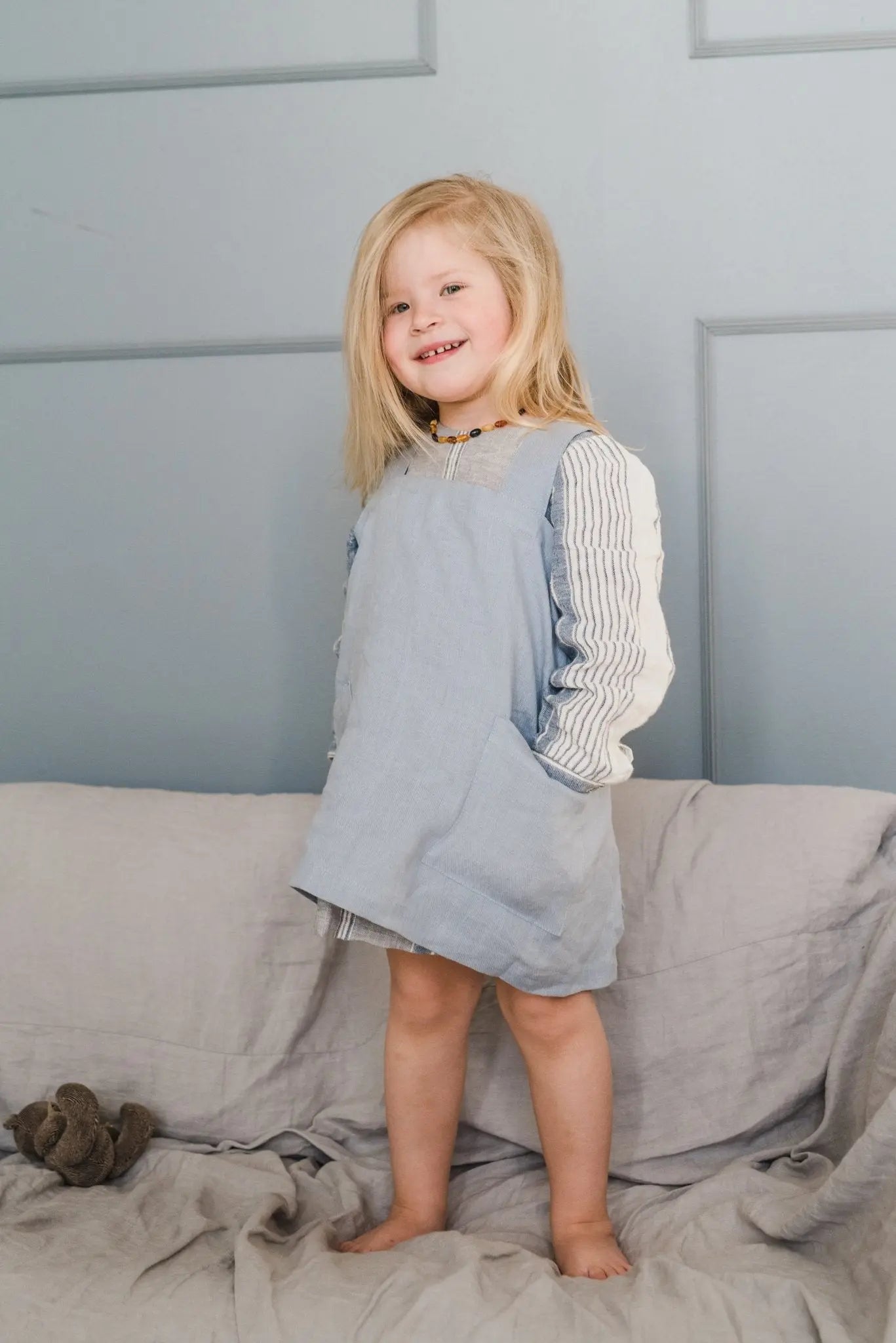 Linen Kids Apron - Epic Linen luxury linen