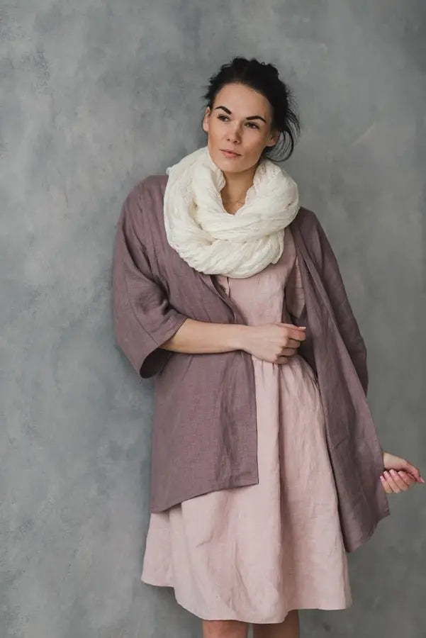 Linen Kimono Jacket - Epic Linen luxury linen