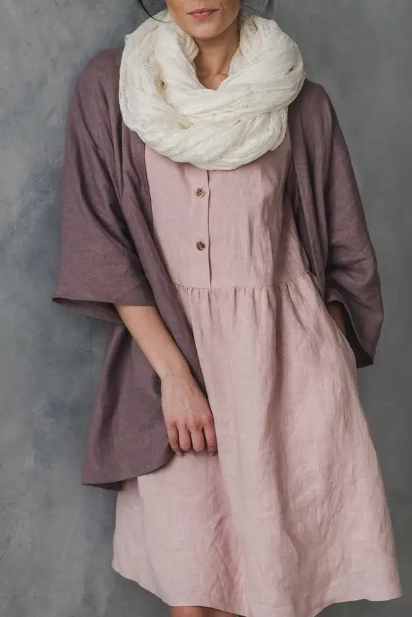 Linen Kimono Jacket - Epic Linen luxury linen