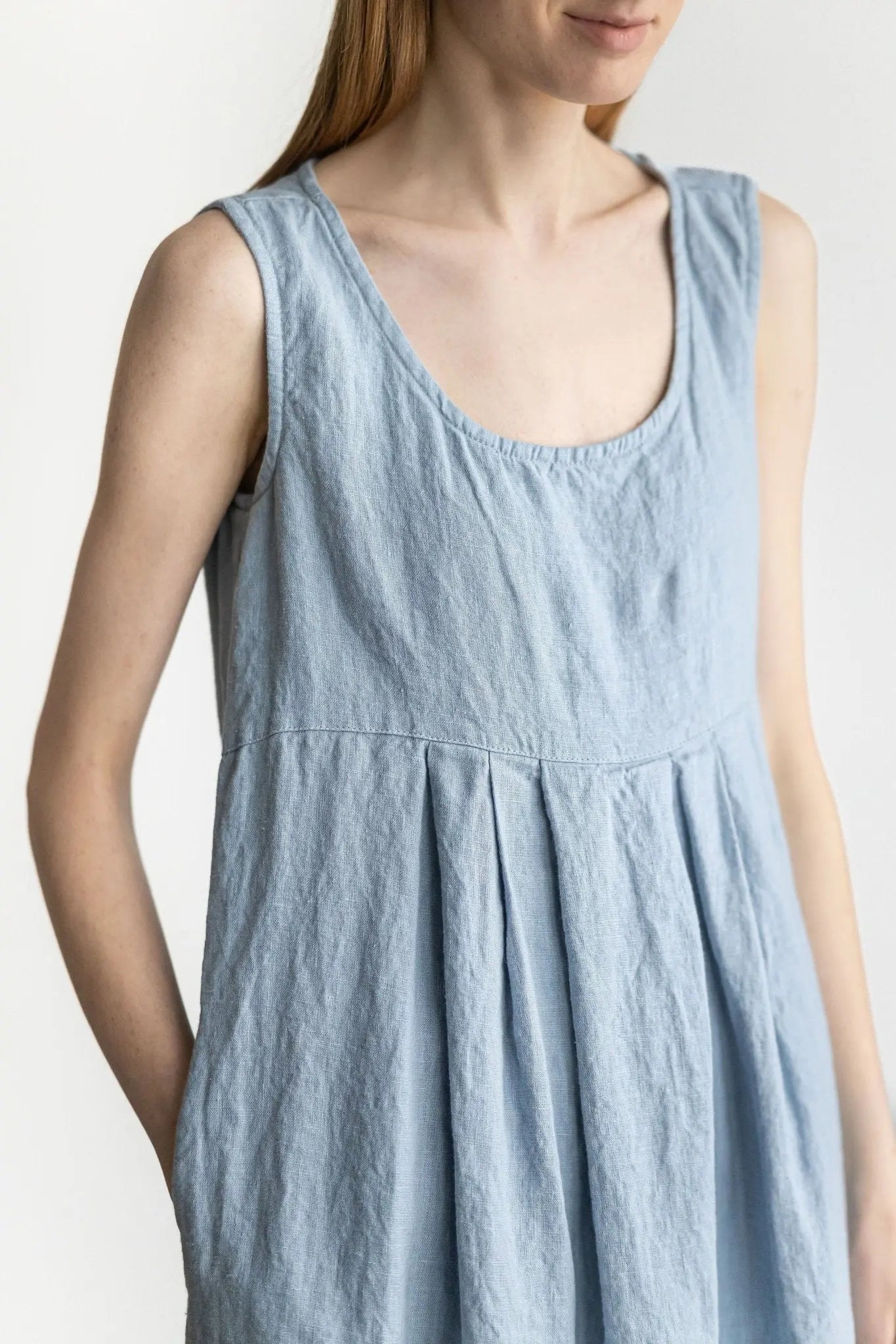 Linen Long Dress - Epic Linen luxury linen